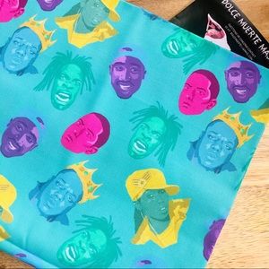 Tupac, biggy busta rymes, missy, Eminem mask